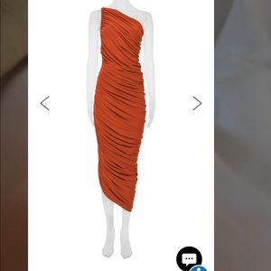 Norma Kamali Diana Gown, Cinnamon, M